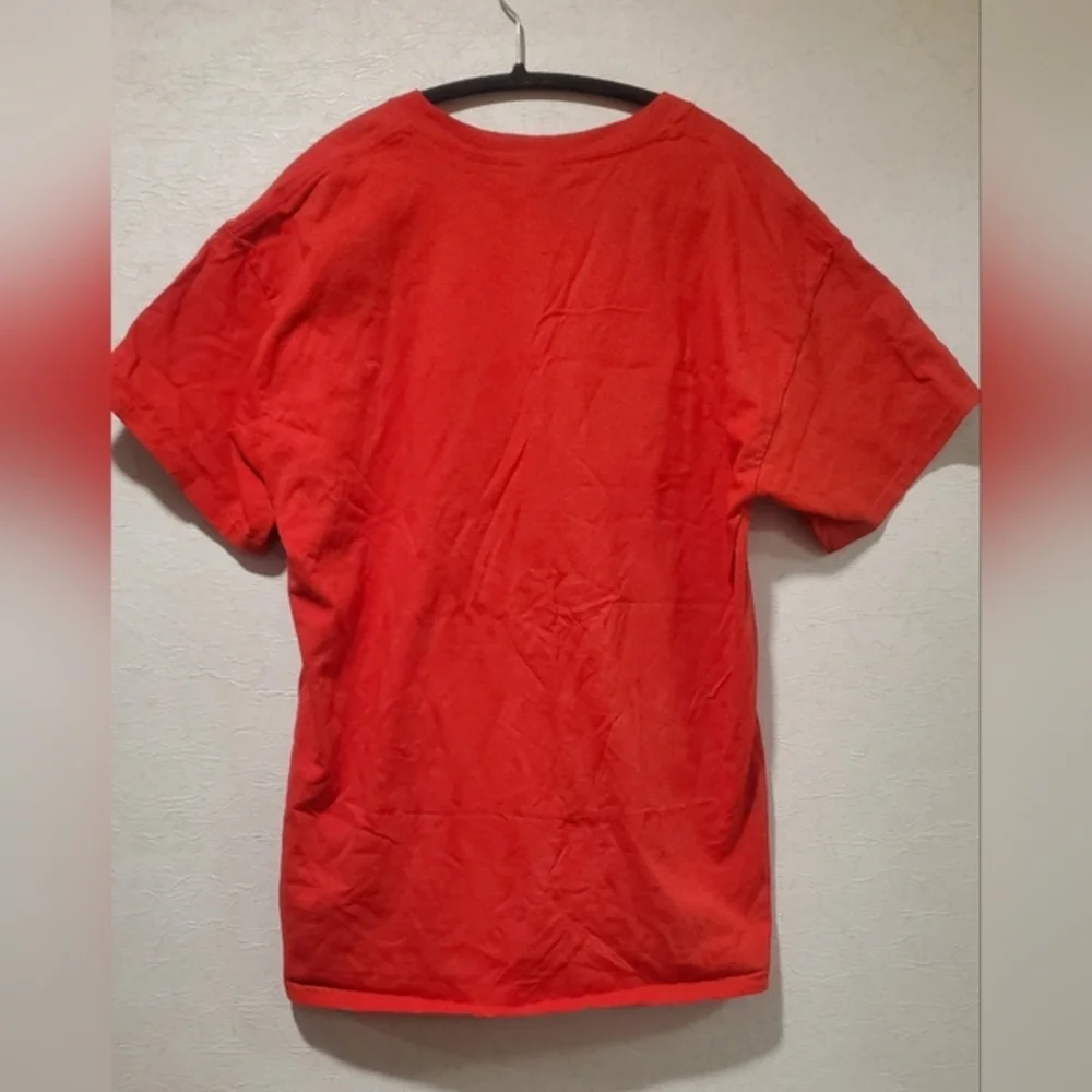 Minnie‎ Mouse Wifey large screen print red cotton  ring neck tshirt